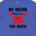 thumbnail image 4 of Inktastic My Meema Loves Me Grandson Youth T-Shirt, 4 of 5