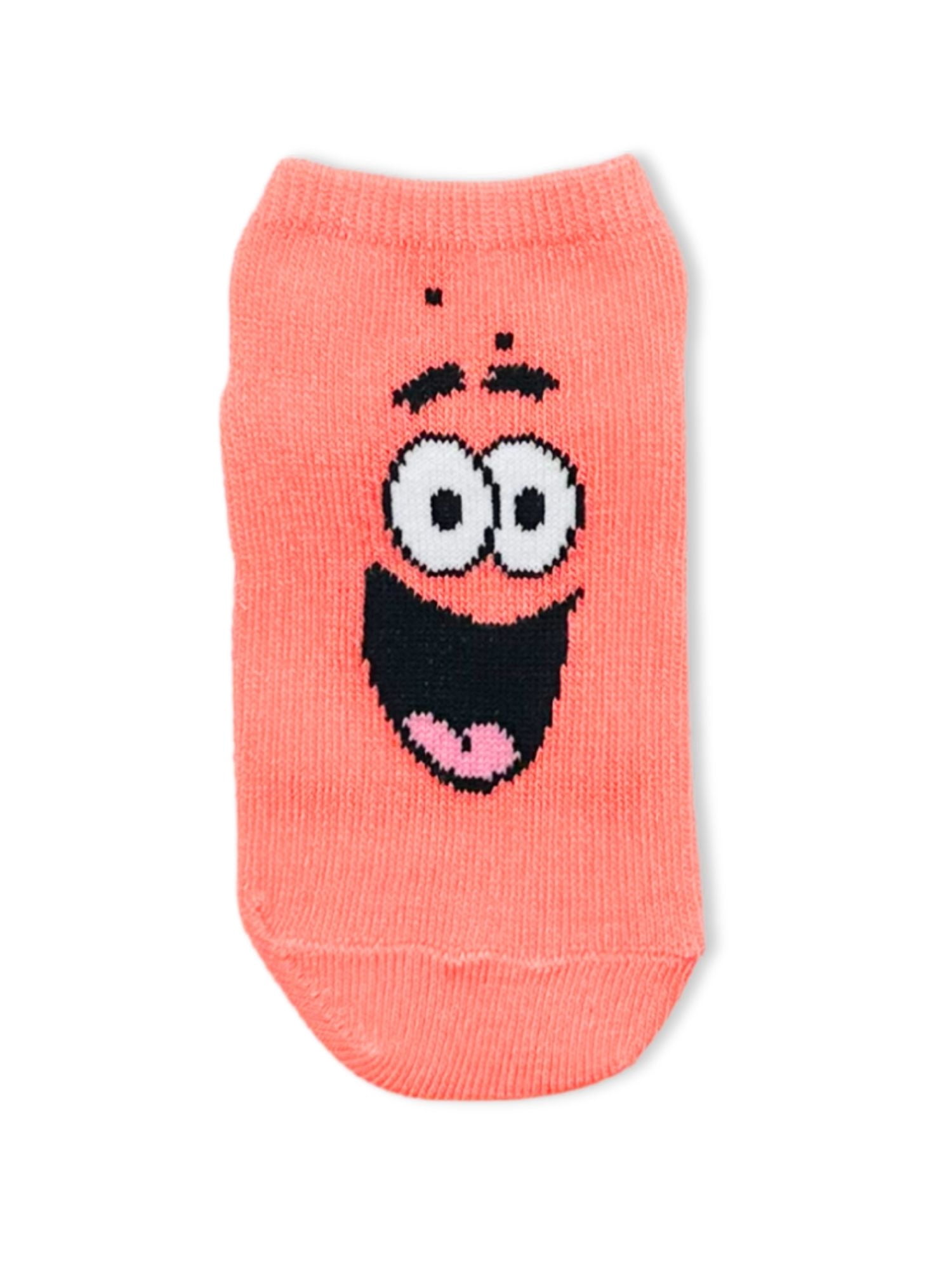 SpongeBob SquarePants Boys No-Show Socks, 6-Pack, Sizes S/M-M/L