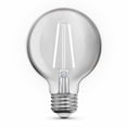 thumbnail image 2 of Feit White Filament G25 E26 (Medium) Filament LED Bulb Daylight 40 Watt Equivalence 3 pk, 2 of 8