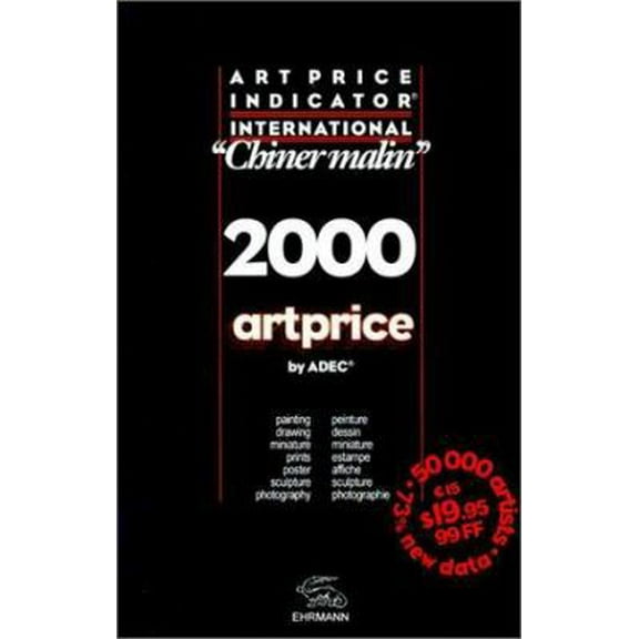 Pre-Owned Art Price Indicator 2000 (Paperback) 2907129171 9782907129176