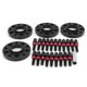 thumbnail image 1 of Adaptadores de rueda, kit de 4 pernos de bola centrados en el cubo de 20 mm, kit de espaciadores de rueda centrados en el cubo Características líderes en su clase, 1 of 9