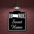 thumbnail image 2 of Home Sweet Home South Dakota BLACK Aluminum Composite Sign, 15"x18", 2 of 9