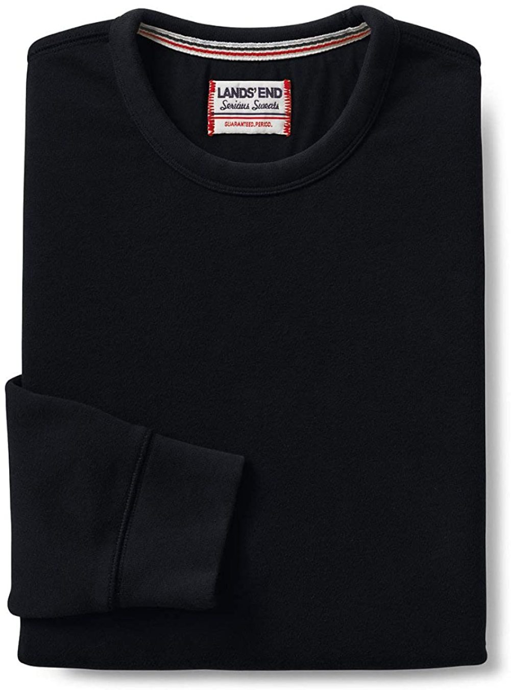 Lands End Mens Serious Sweats Crewneck 