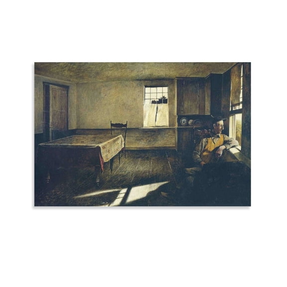 Andrew Wyeth Poster (8) Canvas Poster Wall Art Picture Prints Hanging Photo Gift Decor Home Posters Artworks 20x30inch(50x75cm)