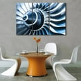 thumbnail image 2 of TISHIRON 3PCS Framed Canvas Wall Art Set,42"x28" Aircraft Turbine Blades Canvas Art Decor, 2 of 7