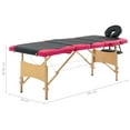 thumbnail image 2 of vidaXL Massage Table Foldable Massage Bed Salon Therapy Table 4 Zones Wood, 2 of 9