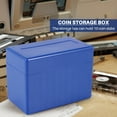 thumbnail image 4 of ckepdyeh Square Plastic 10 Coin Capacity Holder Slab Storage Box Case Fit for PCCB Plastic collection small round box, 4 of 8