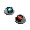 Attwood 1 NM LED Red/Green Vertical Sidelights, Stainless Steel