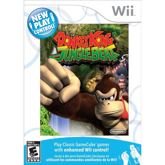 Donkey Kong Jungle Beat (Nintendo GameCube, 2005) Adventure Game, Platformer Game, Parental Controls, Physical