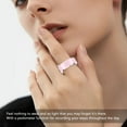 thumbnail image 3 of Smart Ring, Long Endurance Pedometer Smart Ring Metal  5.1 IP68 Water Resistant with Charging Case for Daily Use 8,9,10, 3 of 7