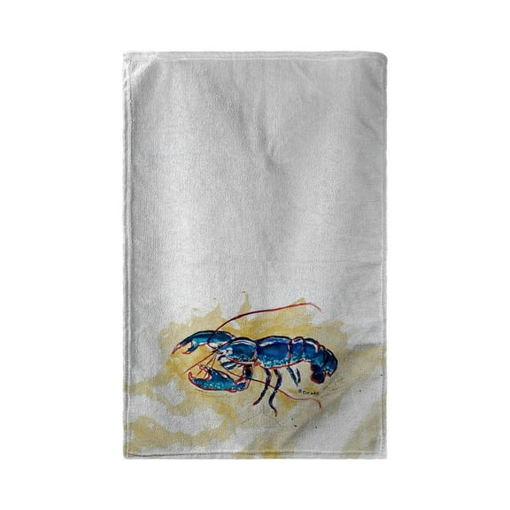 Betsy Drake BT381 30 x 50 in. Blue Lobster Beach Towel