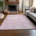 thumbnail image 6 of Addison Rugs Mayfield Washable Transitional Floral Pink Rectangle Rug, 5' x 7'6", 6 of 6