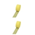 thumbnail image 2 of Injueey Cinta vintage para manualidades - Cinta de regalo para manualidades con borde de encaje multifuncional y fácil de usar E2-8 amarillo E2-8 amarillo 2Conjunto, 2 of 6