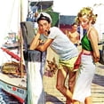 thumbnail image 2 of "Checking Her Out" Painting Print on Wrapped Canvas, 2 of 7