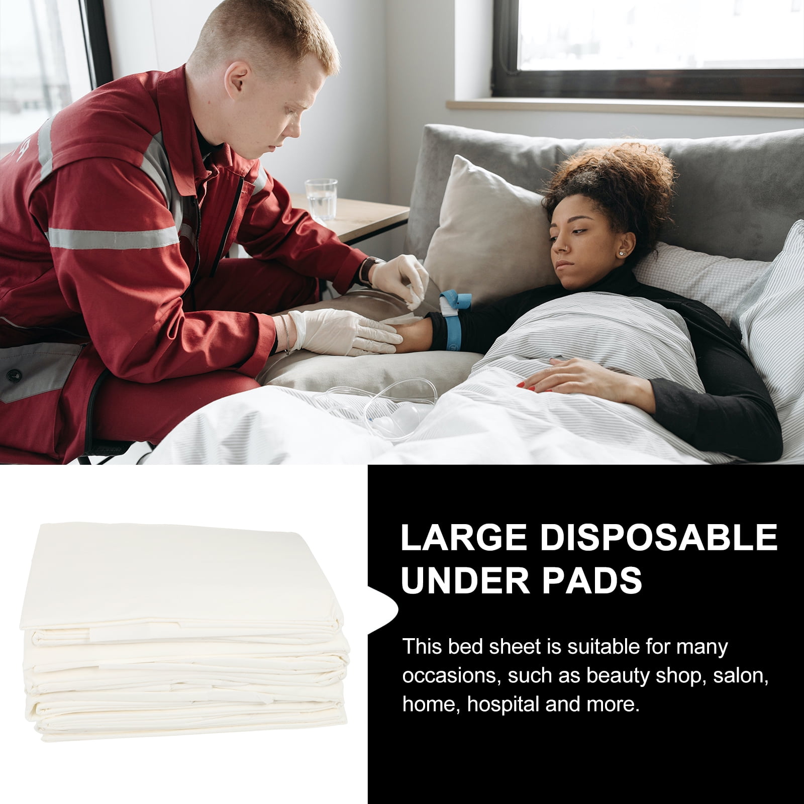 10pcs Heavy Absorbency Bed Pads Large Disposable Under Pads Pregnant Nursing Mats