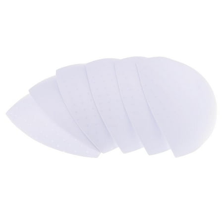 

3 Pairs Triangle Bra Pad Inserts Foam Push Up Padding for Removable - White 15cm