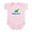 Petal Pink, variant on CafePress - Babysaurus Dinosaur Infant Bodysuit - Baby Light Bodysuit, Size Newborn - 24 Months