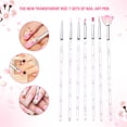 thumbnail image 2 of 7PC Painting Dot Polish Gel Art Tool Pen Detailing Brushes Set Design Nail, 2 of 4