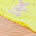 thumbnail image 5 of Little Girls Summer Outfits Toddler Easter Clothes Baby Outfit Cute Bunny Bow Applique Shirts Tops Denim Shorts Set Clothes, 5 of 8