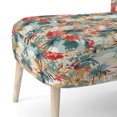 thumbnail image 5 of Designart "Cheetha Floral Pattern I" Upholstered Tropical Accent Chair and Floral Arm Chair - Multiple Color & Pattern, 5 of 7
