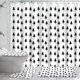 thumbnail image 1 of Juego de 4 cortinas de ducha con diseño de árbol de Navidad neutro, decoración navideña para el baño, accesorios de baño (negro), 1 of 7