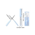 thumbnail image 3 of Portable Pen Style Scissors with Safety Rounded Tip - Stainless Steel Blades for Office Travel, Compact Lightweight Design with Protective Cover for Safe Use,Light Blue, 3 of 5