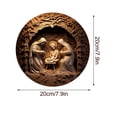 thumbnail image 3 of Acrylic Christmas Decoration Baptismal Pendant Holiday Wall Decoration, 3 of 5
