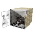 thumbnail image 5 of Fruit Dog Crate Cover, Repeating Apple Earthy Tones Marker Brush Look Hand Drawn Illustration, Easy to Use Pet Kennel Cover Small Dogs Puppies Kittens, 7 Sizes, Dusk Cinnamon and Beige, by Ambesonne, 5 of 6