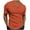Orange, variant on Hvyesh Men's Henley Short Sleeve Shirt Cotton Lightweight 2 Button Tops Vintage Casual Summer Shirt Soft Fashion
