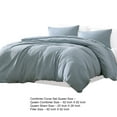 thumbnail image 5 of Uvi 3 Piece Queen Comforter Set - Cotton - Natural Crinkled Texture - Blue, 5 of 5