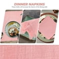 thumbnail image 2 of Napkin Tablecloth 12 Pcs Paper Cloths Linen Napkins for Plate Pink Dinner Party, 2 of 6