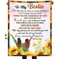 thumbnail image 1 of LHSHID to My Bestie Blanket for Women Ultra Soft Flannel Throw Blanket for Sister Girls BFF for Sofa Bed Friendship Gift for Friends Birthday Anniversarych 40x50in, 1 of 6