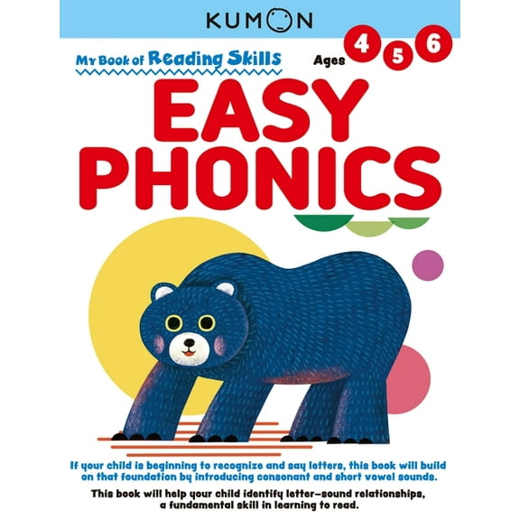 Kumon My Bk of Reading Skills: Easy Phonics, (Paperback)