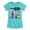 TURQUOISE, variant on - Han Solo Action Figure - Toddler And Youth Girls Fitted Short Sleeve Tee