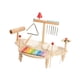 thumbnail image 4 of Batería infantil, instrumentos musicales de madera, mesa de música educativa multifuncional para niños de 3, 4, 5 y 6 años, 4 of 9