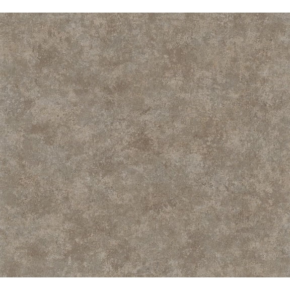 Concord Wallcoverings Modern Textured Wallpaper Concrete, Vinyl Accent Wall, Brown Grey Metallic, 27 in x 33 Ft (74 sq. ft), 91928