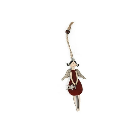 

DESTYER Christmas Tree Angel Pendant Multipurpose Scene Layout Festival Ornament Holiday Adornments Hanging Decor Prop Xmas Pendants Type 3