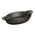 thumbnail image 3 of STAUB Spécialités Plat Ovale en Fonte 1,6 L pour Four, Noir, 3 of 4