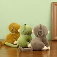 thumbnail image 5 of 3.9in Simulation Monkey Plush Toy, Soft Stuffed Animal Doll for Collection, Realistic Wildlife Monkey Figure, Home Decoration Plushies for Adults,Camel, 5 of 9