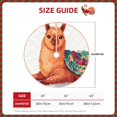 thumbnail image 2 of Salouo Cozy Knitting Llama Christmas Tree Skirt 36" Farmhouse Christmas Decorations Snowman Xmas Tree Skirt Tree Mat for Holiday Party Decor, 2 of 8