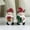 2Pcs: A+B, variant on 4.33Inch Christmas Gnomes Decor Resin Figurines with Red Hats and Snowflake Design, Cute Collectible Holiday Statue for Table Decor, Happy Xmas Gift to Celebrate Festive Home Centerpiece Decoration
