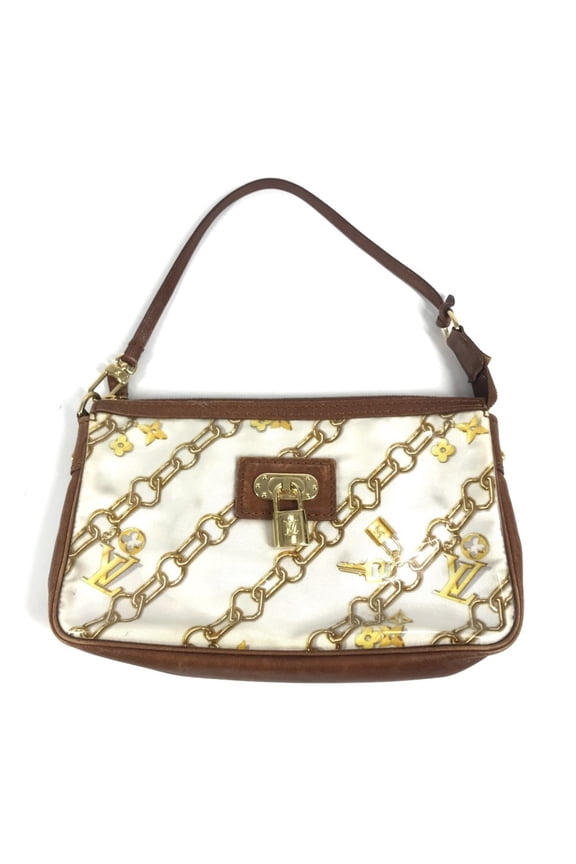 Pre-Owned LOUIS VUITTON M95161 Monogram Charm Pochette Accessoires Bag, Handbag, Accessory...