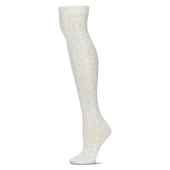 MeMoi Braid Trails Cotton Blend Over The Knee Socks - Womens - Female
