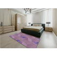 thumbnail image 4 of Ahgly Company Indoor Rectangle Patterned French Lilac Purple Area Rugs, 7' x 9', 4 of 6