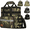 Green Camo, variant on Expandable Insulated Lunch Bag with Leakproof Design - 24 Can Capacity, Double Deck Cooler Box with Adjustable Shoulder Strap & Side Pockets for Men & Women - Durable for Work, Travel, Outdoor