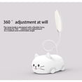 thumbnail image 2 of maskred Lampe de Bureau LED avec Port USB et Luminosité Réglable Petite Lampe de Bureau pour Enfants Lampe de Bureau Mignonne Lampe de Bureau LED Lampe de Table Chat Rose, 2 of 6