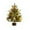 Gold, variant on Mini Christmas Tree Set, Christmas Decorations Kit, 45cm Small Artificial Tree with Ornaments and Lights for Home Office Party, Plastic