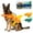 Orange, variant on Dog Life Jacket with Chin Float & Head Support, Shark Swim Vest with Chin Rest, Safety Buoyancy Vest for Small Medium Large Dogs (Blue)