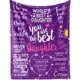 thumbnail image 1 of LHSHID Daughter Gift from Mom Daughter Gifts Gifts for Daughter Daughter Gifts from Dad Valentine's Day Birthday Gifts for Daughter to My Daughter from Mom/Dad Blanket 30"x40", 1 of 8