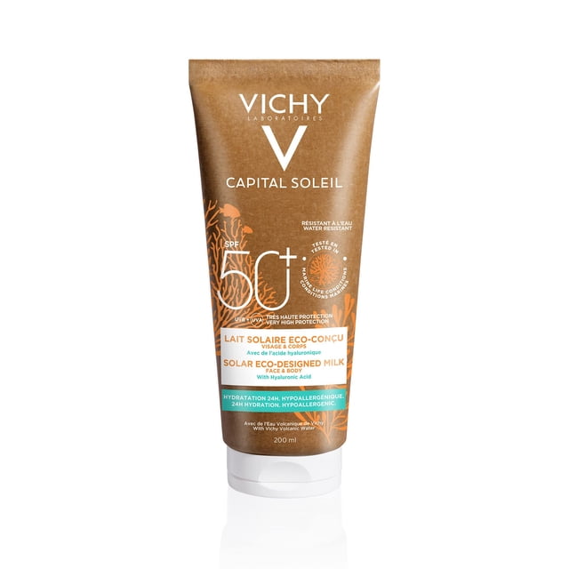 VICHY Protector Solar para Cuerpo y Rostro Eco-Solar FPS50+ Vichy Capital Soleil 200 ml